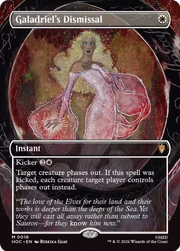 Galadriel's Dismissal (Borderless) (16), The Hobbit: Eternal-Legal — Magic card price