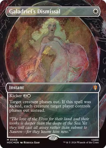 Galadriel's Dismissal (Borderless) (Surge Foil) (56), The Hobbit: Eternal-Legal — Magic card price