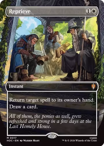 Reprieve (Borderless) (17), The Hobbit: Eternal-Legal — Magic card price