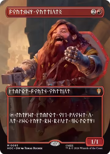 Dwarven Warriors (Borderless) (Dwarvish) (93), The Hobbit: Eternal-Legal — Magic card price