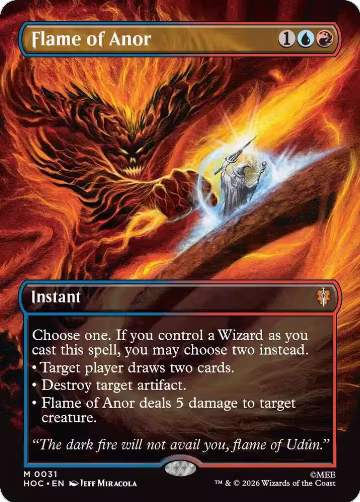 Flame of Anor (Borderless) (31), The Hobbit: Eternal-Legal — Magic card price