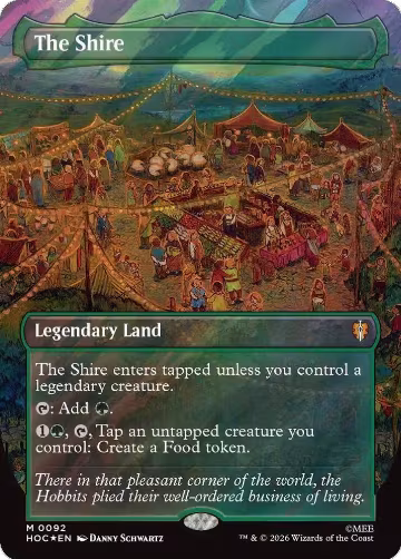 The Shire (Borderless) (Surge Foil) (92), The Hobbit: Eternal-Legal — Magic card price