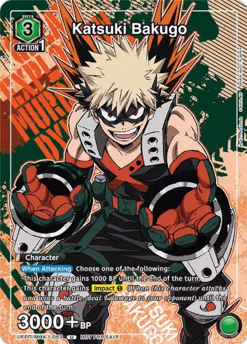 Katsuki Bakugo (UEPR/MHA-1-053), Union Arena Promotion Cards — Union Arena card price