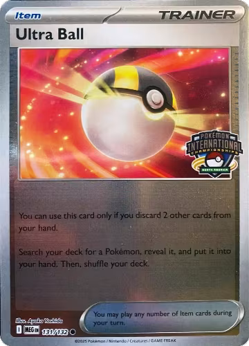 Ultra Ball - 131/132 (North America International Championship) (131/132), League & Championship Cards — Pokémon card price