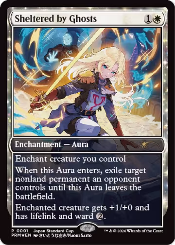 Sheltered by Ghosts (1), Unique and Miscellaneous Promos — Magic card price