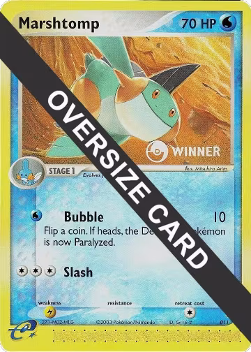 Marshtomp - 011 (e-League) [Winner] (011), Jumbo Cards — Pokémon card price