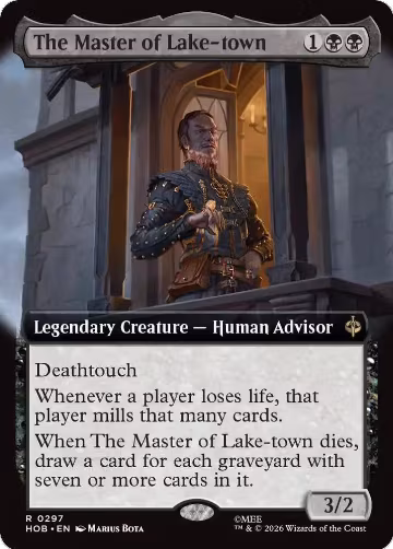 The Master of Lake-town (Extended Art) (297), The Hobbit — Magic card price
