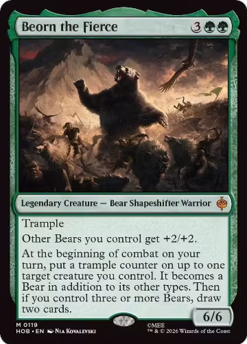 Beorn the Fierce (119), The Hobbit — Magic card price