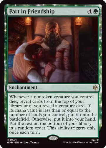 Part in Friendship (134), The Hobbit — Magic card price