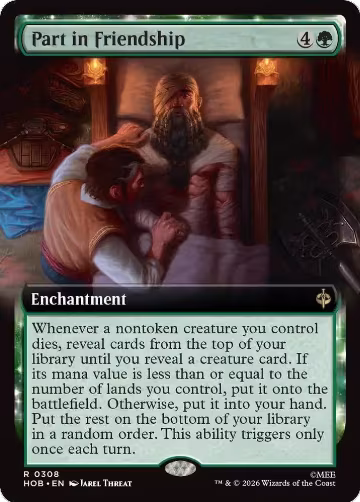 Part in Friendship (Extended Art) (308), The Hobbit — Magic card price