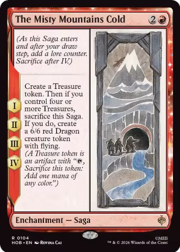 The Misty Mountains Cold (104), The Hobbit — Magic card price