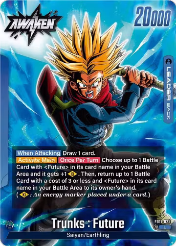 Trunks : Future/Son Gohan : Future // Trunks : Future (FB11-025), Brightness of Hope — DB Fusion card price