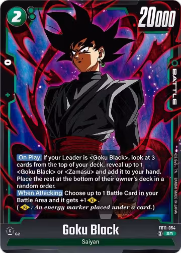 Goku Black - FB11-054 (FB11-054), Brightness of Hope — DB Fusion card price
