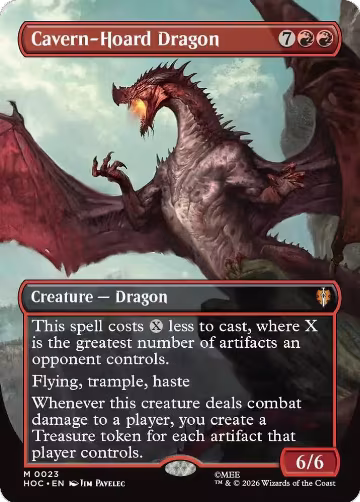 Cavern-Hoard Dragon (Borderless) (23), The Hobbit: Eternal-Legal — Magic card price