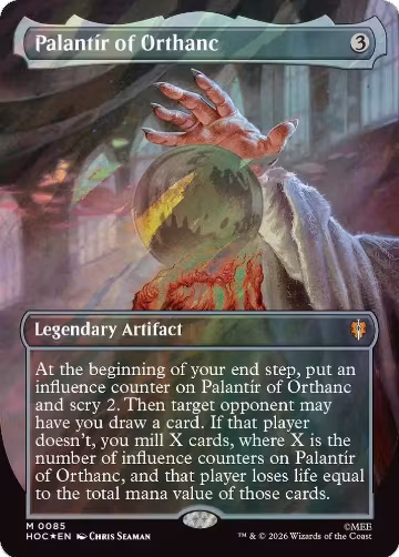 Palantir of Orthanc (Borderless) (Surge Foil) (85), The Hobbit: Eternal-Legal — Magic card price
