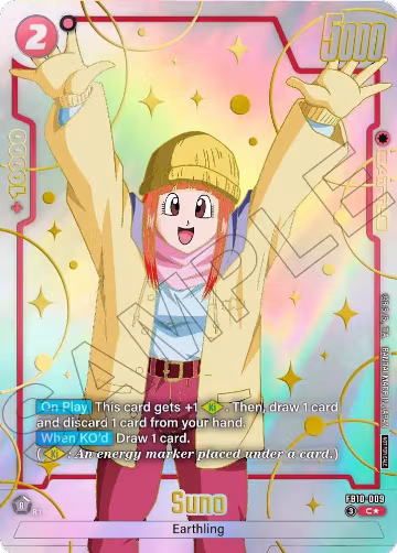 Suno (Limited Pack 26-27 WAVE2) (FB10-009), Tournament and Championship Promos — DB Fusion card price
