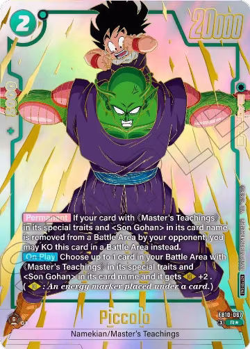 Piccolo - FB10-067 (Limited Pack 26-27 WAVE2) (FB10-068), Tournament and Championship Promos — DB Fusion card price