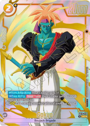 Gokua - FB10-076 (Limited Pack 26-27 WAVE2) (FB10-076), Tournament and Championship Promos — DB Fusion card price