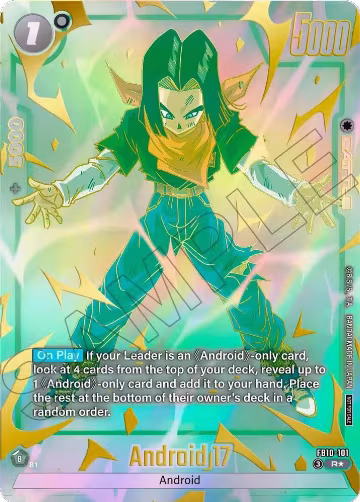 Android 17 - FB10-101 (Limited Pack 26-27 WAVE2) (FB10-101), Tournament and Championship Promos — DB Fusion card price