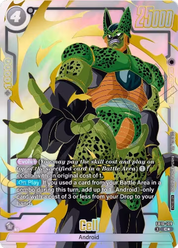 Cell - FB10-109 (Limited Pack 26-27 WAVE2) (FB10-109), Tournament and Championship Promos — DB Fusion card price