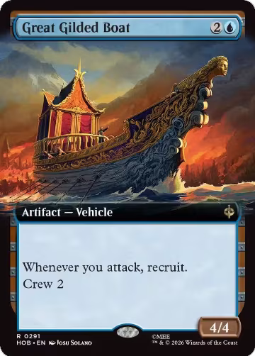 Great Gilded Boat (Extended Art) (291), The Hobbit — Magic card price