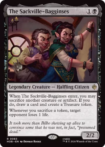 The Sackville-Bagginses (83), The Hobbit — Magic card price