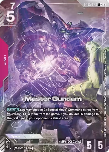 Master Gundam (LR+) (GD05-033), Freedom Ascension — Gundam card price