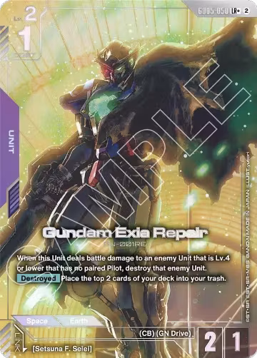 Gundam Exia Repair (LR+) (GD05-050), Freedom Ascension — Gundam card price