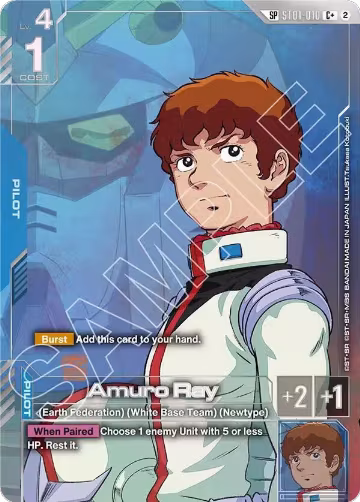 Amuro Ray (C+) (SP) (ST01-010), Freedom Ascension — Gundam card price