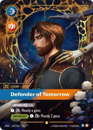 Jayce, Defender of Tomorrow (Overnumbered) (194/166), Vendetta — Riftbound card price