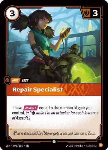 Repair Specialist (076/166), Vendetta — Riftbound card price