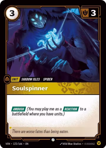 Soulspinner (123/166), Vendetta — Riftbound card price