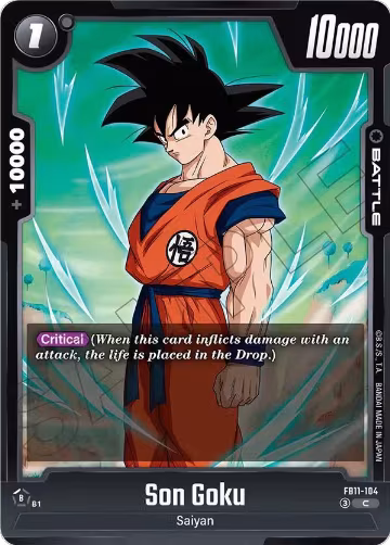 Son Goku - FB11-104 (FB11-104), Brightness of Hope — DB Fusion card price