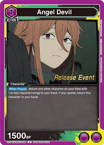 Angel Devil (009) (UE22BT/CSM-1-009), CHAINSAW MAN Release Event Cards — Union Arena card price