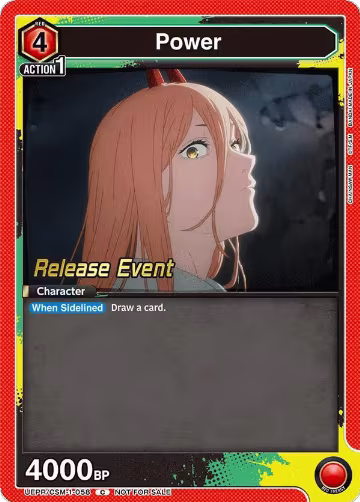Power (058) (UE22BT/CSM-1-058), CHAINSAW MAN Release Event Cards — Union Arena card price