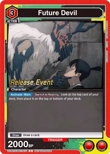 Future Devil (UE22BT/CSM-1-071), CHAINSAW MAN Release Event Cards — Union Arena card price