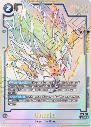 Gotenks - ST01-021 (Alternate Art) (ST01-021), Story Booster 01 — DB Fusion card price