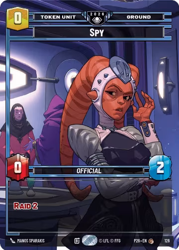 Spy (126), Galactic Championship 2026 — Star Wars card price