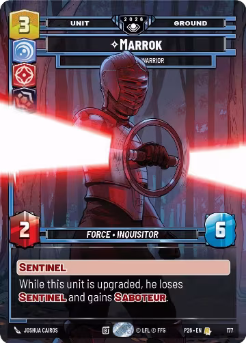 Marrok - Mysterious Warrior (177), Galactic Championship 2026 — Star Wars card price