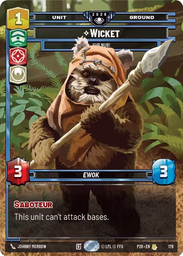 Wicket - Yub Nub! (178), Galactic Championship 2026 — Star Wars card price