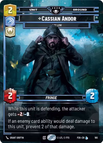 Cassian Andor - Lay Low (180), Galactic Championship 2026 — Star Wars card price