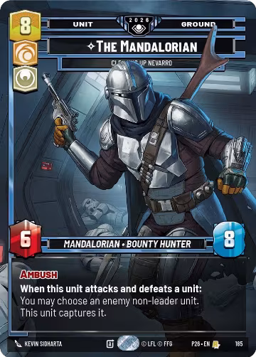 The Mandalorian - Cleaning Up Nevarro (185), Galactic Championship 2026 — Star Wars card price