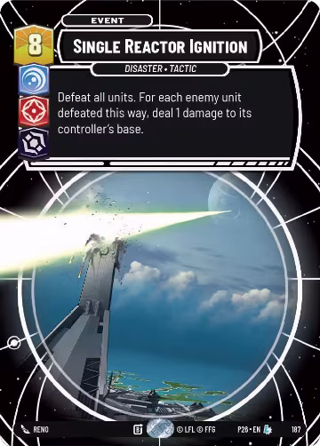 Single Reactor Ignition (187), Galactic Championship 2026 — Star Wars card price