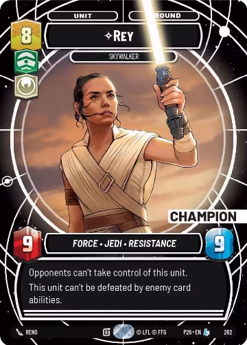 Rey - Skywalker (Champion) (202), Galactic Championship 2026 — Star Wars card price