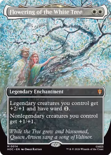 Flowering of the White Tree (Borderless) (14), The Hobbit: Eternal-Legal — Magic card price