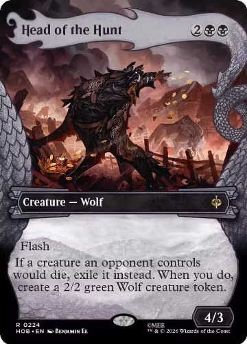 Head of the Hunt (Showcase) (224), The Hobbit — Magic card price