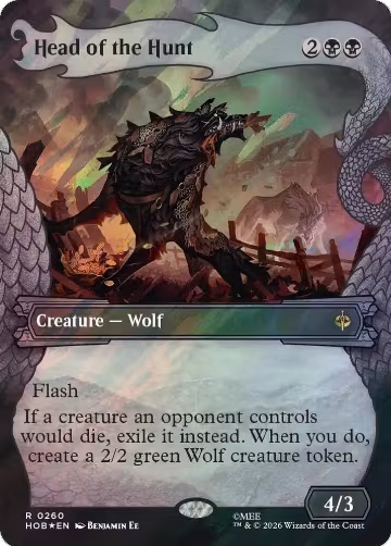 Head of the Hunt (Showcase) (Surge Foil) (260), The Hobbit — Magic card price