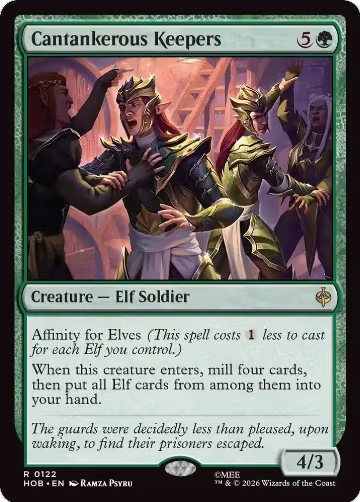 Cantankerous Keepers (122), The Hobbit — Magic card price