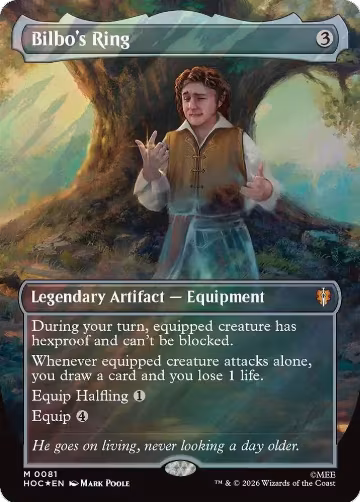 Bilbo's Ring (Borderless) (Surge Foil) (81), The Hobbit: Eternal-Legal — Magic card price