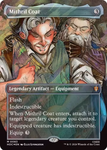 Mithril Coat (Borderless) (Surge Foil) (83), The Hobbit: Eternal-Legal — Magic card price